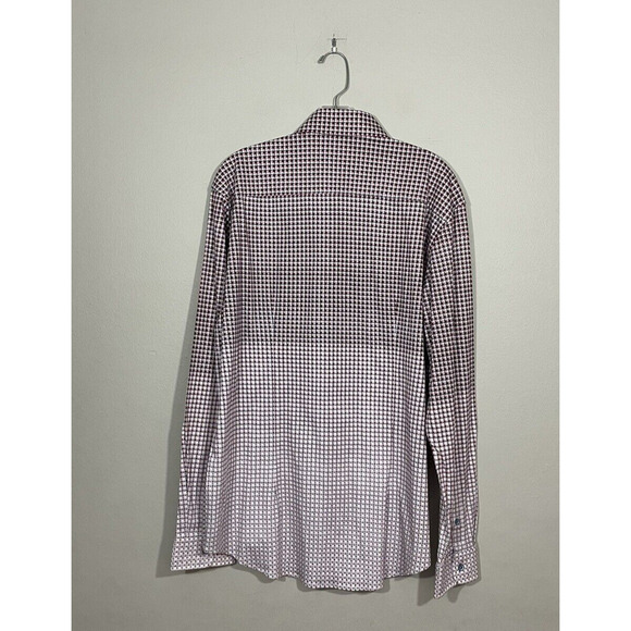 Buttercloth Men's Size XL Regular Fit Button Down Long Sleeve Ombré Shirt - Picture 5 of 9